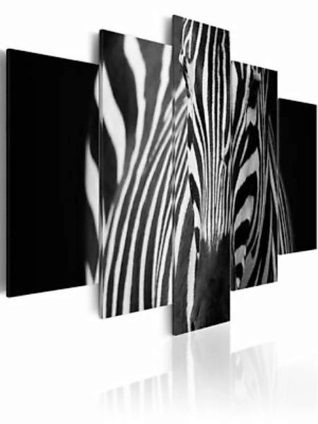 artgeist Wandbild Zebra look schwarz/weiß Gr. 200 x 100 günstig online kaufen