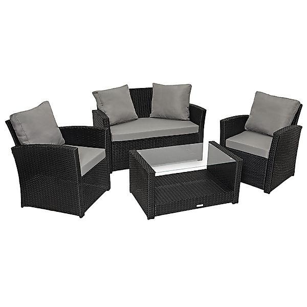 SVITA Loungeset ROMA, (Set, 4-tlg., Sitzlounge), günstig online kaufen