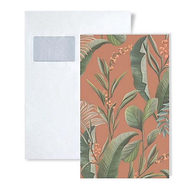 PROFHOME 1 MUSTERSTÜCK S-394362-GU DIN A4 MUSTER der Floralen Tapete günstig online kaufen