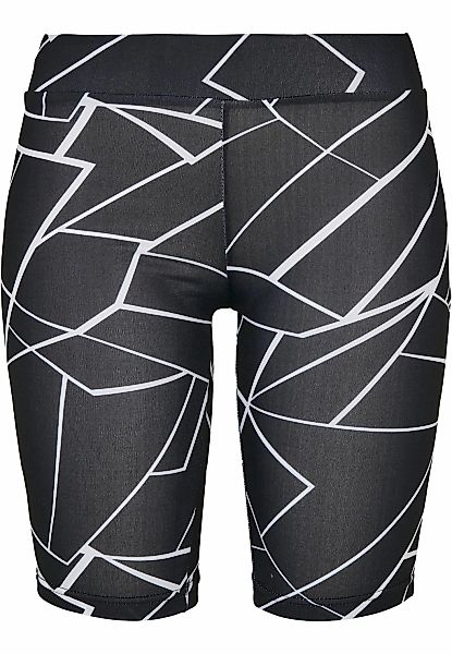 URBAN CLASSICS Stoffhose "Urban Classics Damen Ladies AOP Cycle Shorts" günstig online kaufen