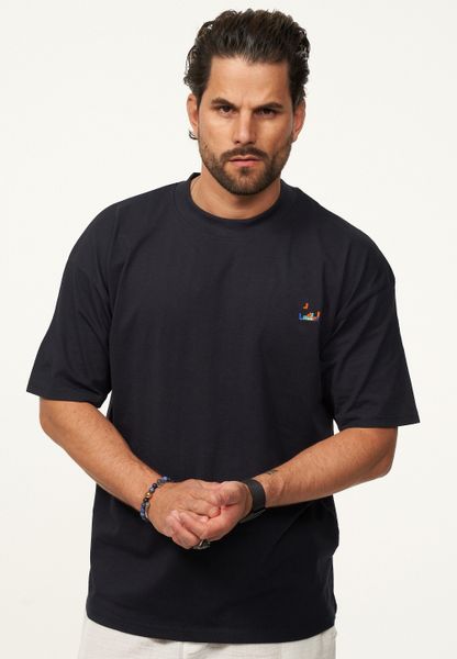 SOULSTAR T-Shirt mit Stickerei Herren Oversize-Fit günstig online kaufen