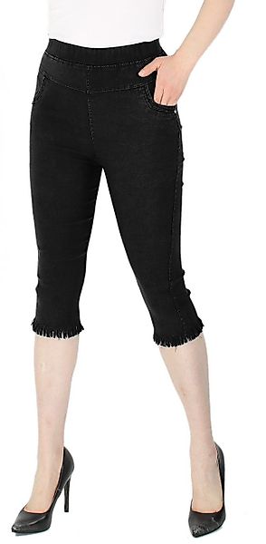dy_mode Caprihose Damen-Caprihose mit Fransen – günstig online kaufen