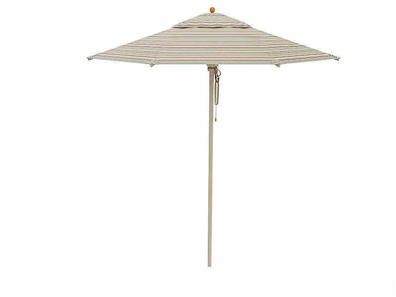 Sonnenschirm Ø 210 cm Klassiker Acryltuch multicolor mini mit Flaschenzug günstig online kaufen