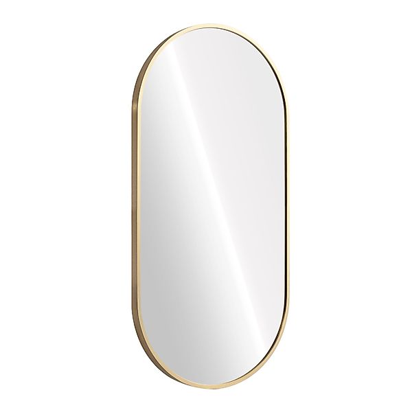 Navaris Wandspiegel Wandspiegel oval mit Rahmen günstig online kaufen