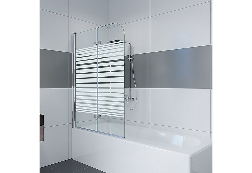 IMPTS Badewannenaufsatz Duschwand für Badewanne Faltwand Duschtrennwand, Gl günstig online kaufen