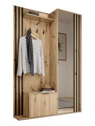 Compleo Garderoben-Set mit Spiegel, Flur Set, günstig online kaufen