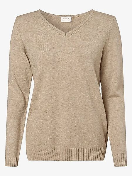 Vila V-Ausschnitt-Pullover VIRIL V-NECK L/S KNIT günstig online kaufen