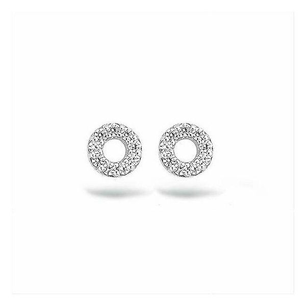 Blush Paar Ohrstecker BLUSH Ohrstecker 14 Karat Weißgold mit Zirkonia 7193W günstig online kaufen