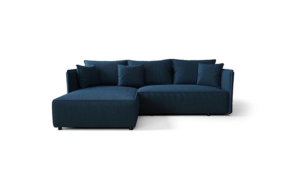 Ecksofa  Milano ¦ blau ¦ Maße (cm): B: 245 H: 85 Polstermöbel > Sofas > 3-S günstig online kaufen