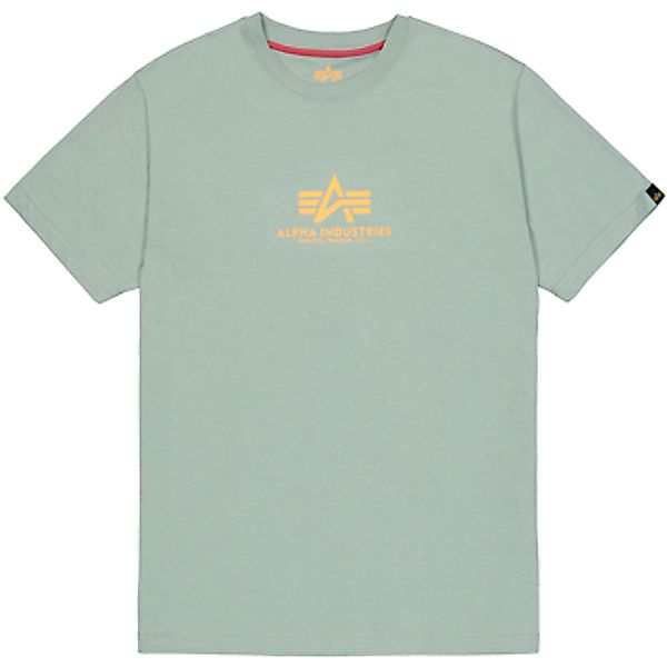 Alpha Industries  T-Shirt Basic T-Shirt ML - frost green günstig online kaufen