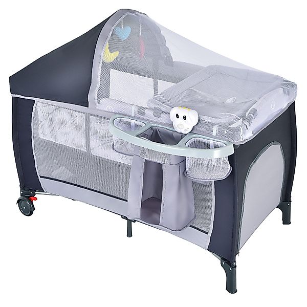 COSTWAY Baby-Reisebett 4 in 1 Kinderbett, günstig online kaufen