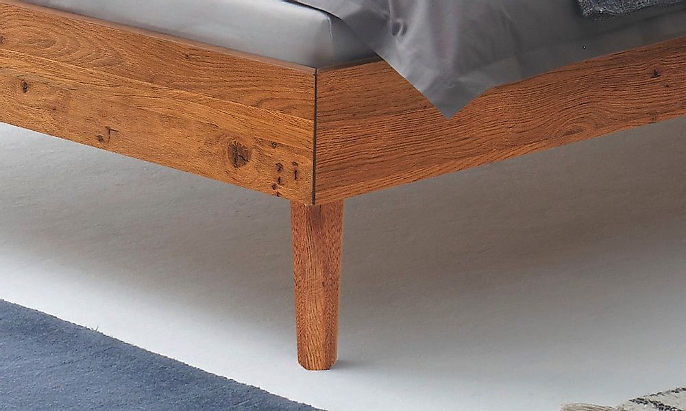 HASENA Massivholzbett  Ancona ¦ holzfarben ¦ Maße (cm): B: 186 H: 74 Betten günstig online kaufen