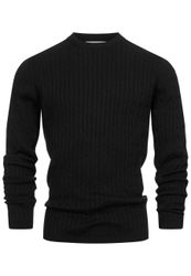 Kronstadt Strickpullover KSCable Feinstrickpullover mit Rundhalsausschnitt günstig online kaufen