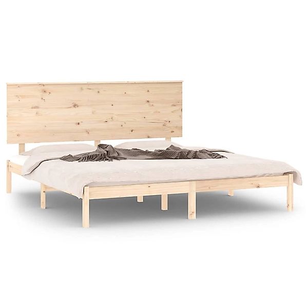 vidaXL Massivholzbett ohne Matratze 160x200 cm Kiefernholz 3104813 günstig online kaufen