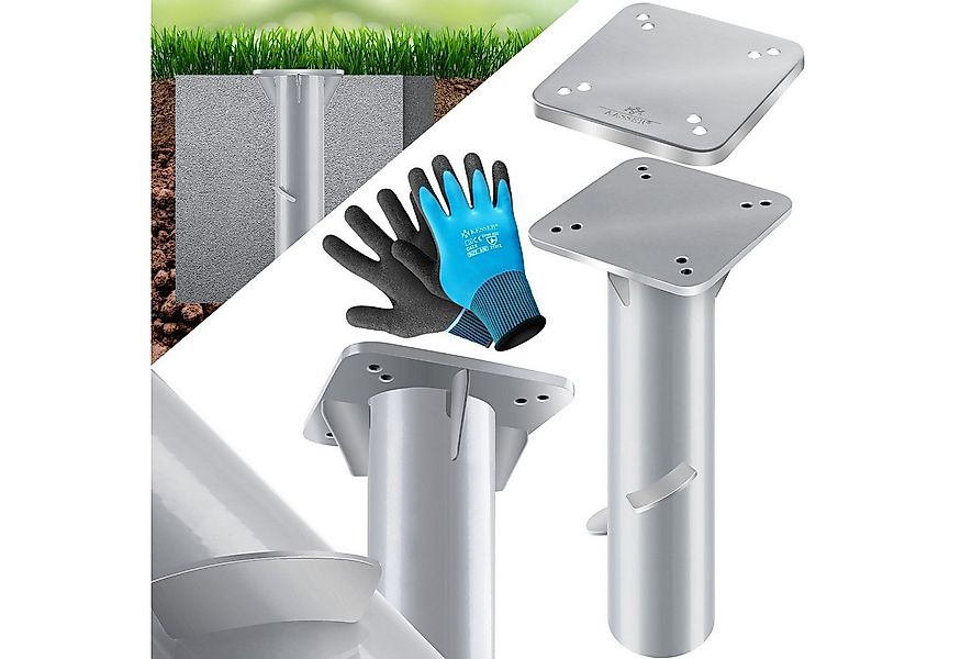 KESSER Schirmhalter, Metall Universal Bodenplatte Sonnenschirmständer günstig online kaufen