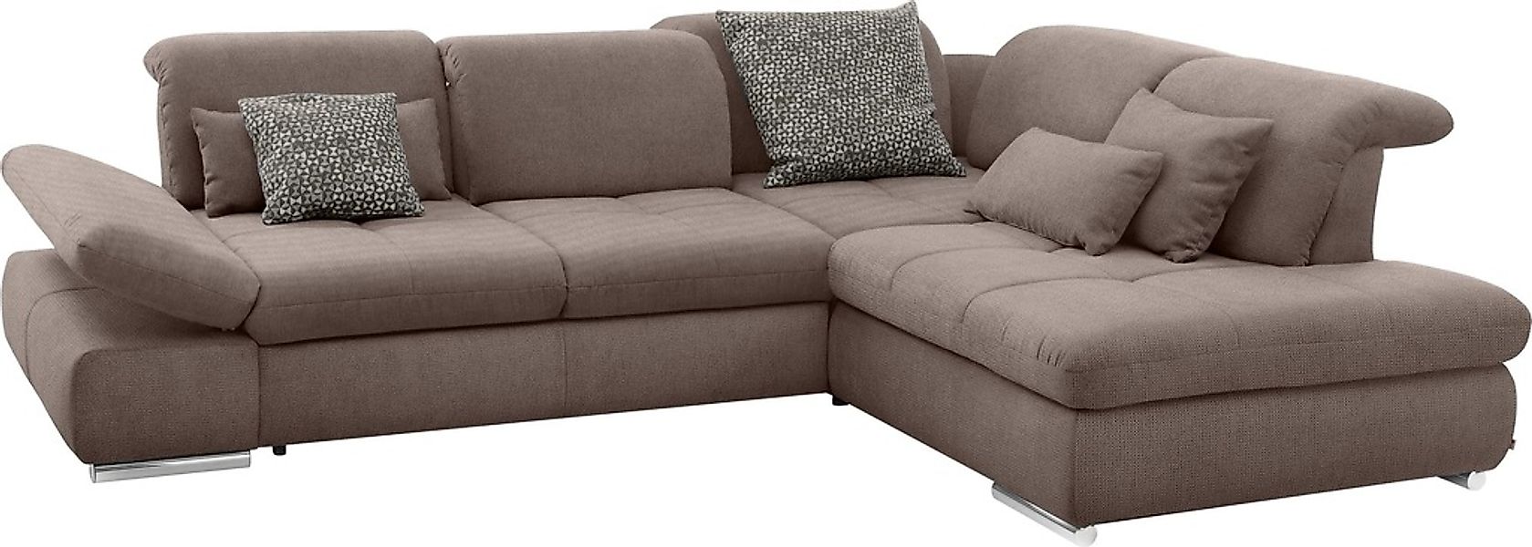 set one by Musterring Ecksofa »SO 4100 mit komfortablen Federkern und Kopft günstig online kaufen