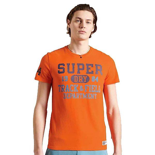 Superdry Track&field Graphic 220 Kurzarm T-shirt L Denver Orange günstig online kaufen