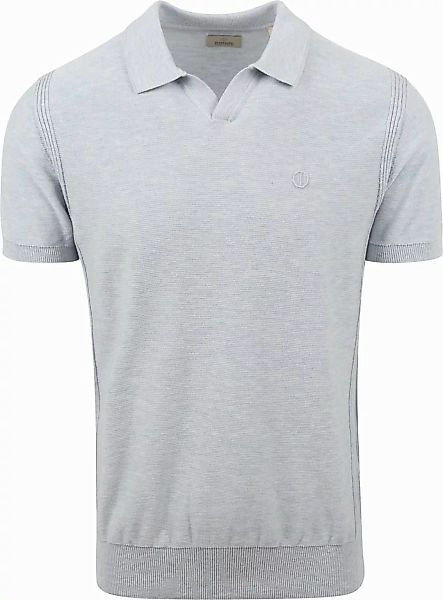 Dstrezzed Polo Melange Slub Hellblau - Größe M günstig online kaufen