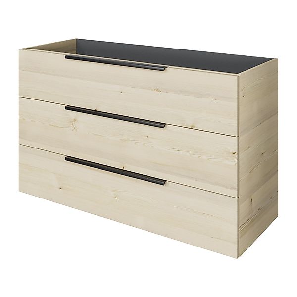 Pelipal Unterschrank für Doppel-Waschtisch Quantum 07 Polar Pinie Quer 120 günstig online kaufen