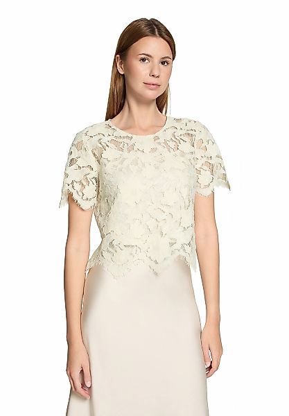 Vera Mont Spitzenbluse "Damen kurzarm" günstig online kaufen