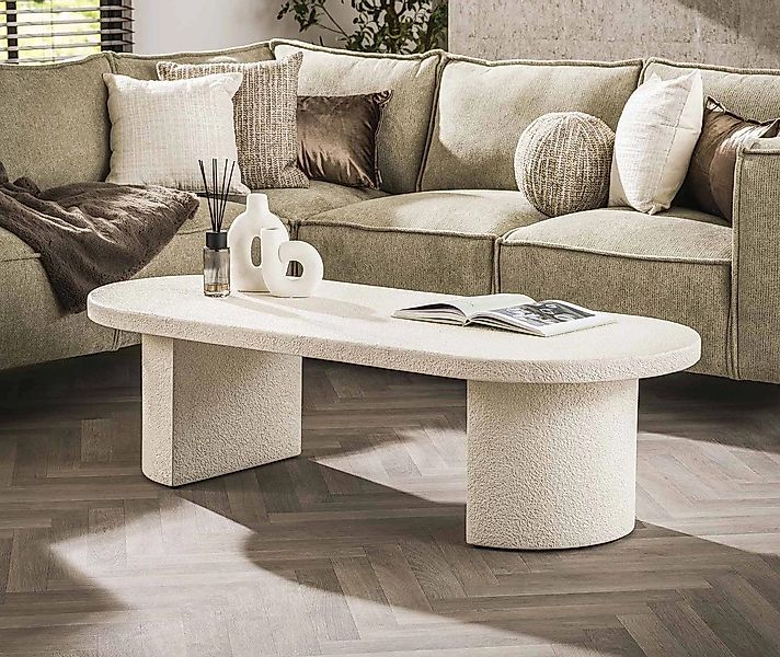 LEVEN Lifestyle Couchtisch ASTONE oval aus günstig online kaufen