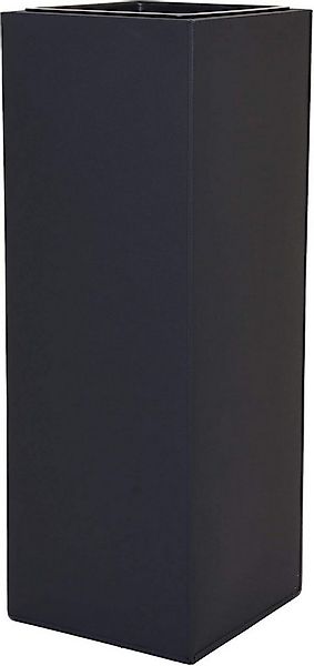VIVANNO Pflanzkübel Zink BLOCK Säule - Anthrazit Matt (1 St), 24x24x65 cm günstig online kaufen