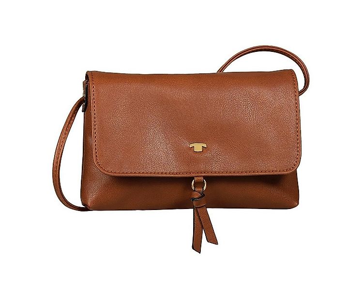 TOM TAILOR Handtasche Tom Tailor LUNA, Flap bag S no zip, cognac günstig online kaufen