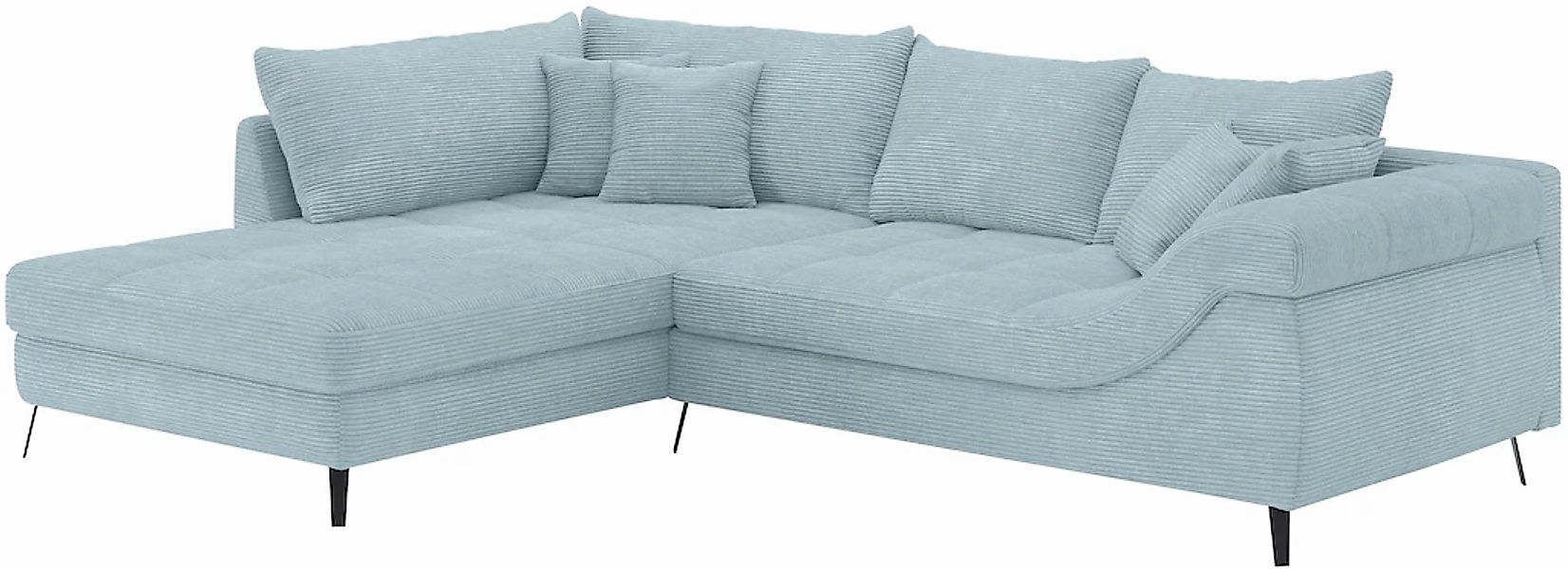 Mr. Couch Ecksofa "Portofino, L-Form", Mit Kaltschaumpolsterung, bis 140 kg günstig online kaufen