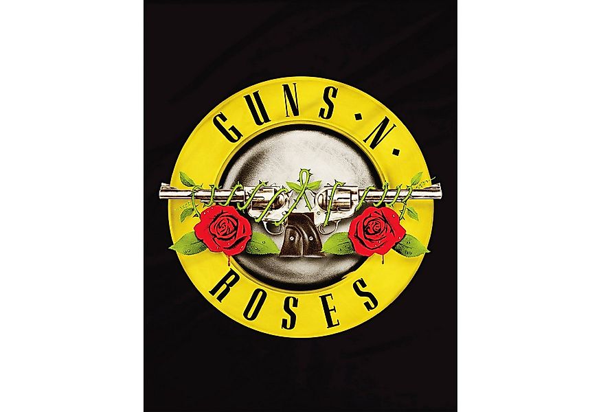 Wohndecke Guns´n Roses Logo 150 x 200 cm Coral Fleecedecke, BERONAGE, passe günstig online kaufen
