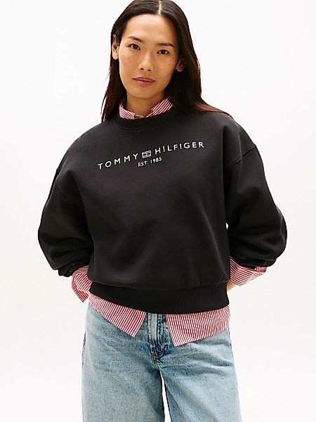 Tommy Hilfiger Sweatshirt "CORP LOGO MDRN SWTSRT", Baumwollmischung günstig online kaufen