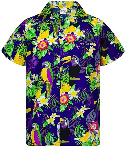 King Kameha Hawaiihemd Parrot Cockatoo Funky günstig online kaufen