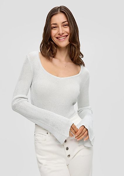 QS Longpullover Strickpullover (1-tlg) günstig online kaufen