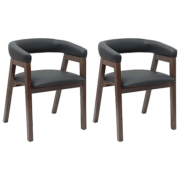 vidaXL Esszimmerstühle 2 Stk Hellbraun 54 x 57 x 73 cm 42020421 günstig online kaufen