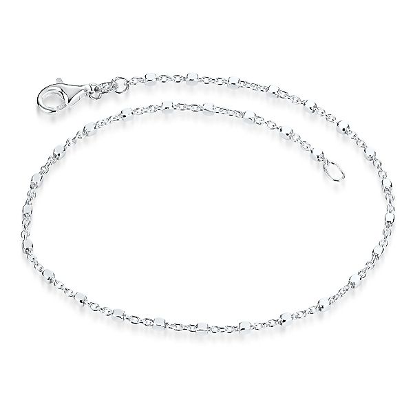 Materia Armkette Damen Silber Würfelkette filigran 17-22cm SA-119, 925 Ster günstig online kaufen