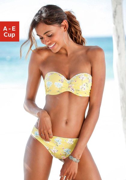 Sunseeker Bügel-Bandeau-Bikini-Top Ditsy, mit Häkelkante günstig online kaufen