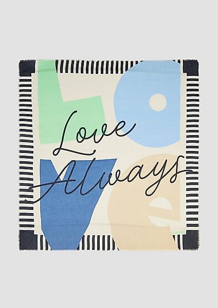 s.Oliver Schal Schal, Schal mit Artwork günstig online kaufen