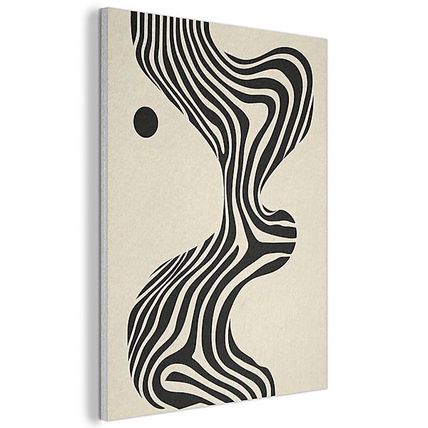 MuchoWow Gemälde Beige - Linien - günstig online kaufen