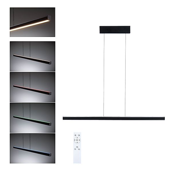 Paulmann "LED Pendelleuchte Lesko RGBW+ dimmbar 2300lm / 370lm 19W / 3W Sch günstig online kaufen