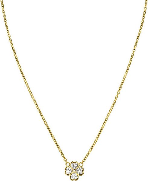 Purelei Kette mit Anhänger Schmuck Geschenk Cuore Kleeblatt, mit Zirkonia ( günstig online kaufen