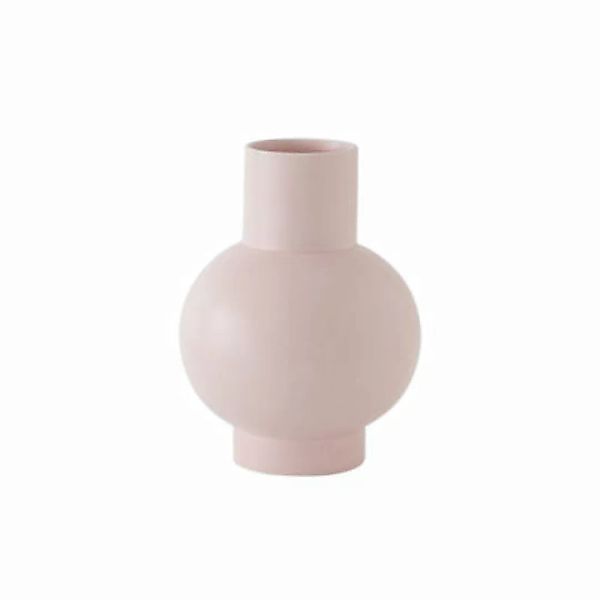 Vase Strøm Small keramik rosa / H 16 cm - Keramik / Handgefertigt - raawii günstig online kaufen