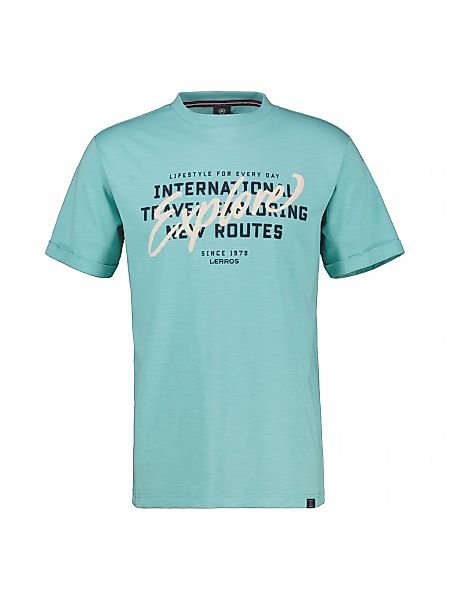 LERROS T-Shirt "LERROS T-Shirt mit Brustprint in Übergrößen" günstig online kaufen