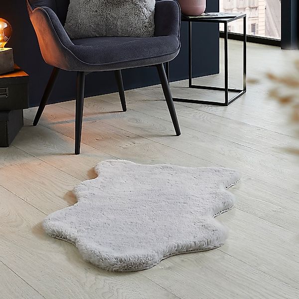 LUXOR living Fellteppich »Novara«, fellförmig, 30 mm Höhe, Kunstfell, weich günstig online kaufen