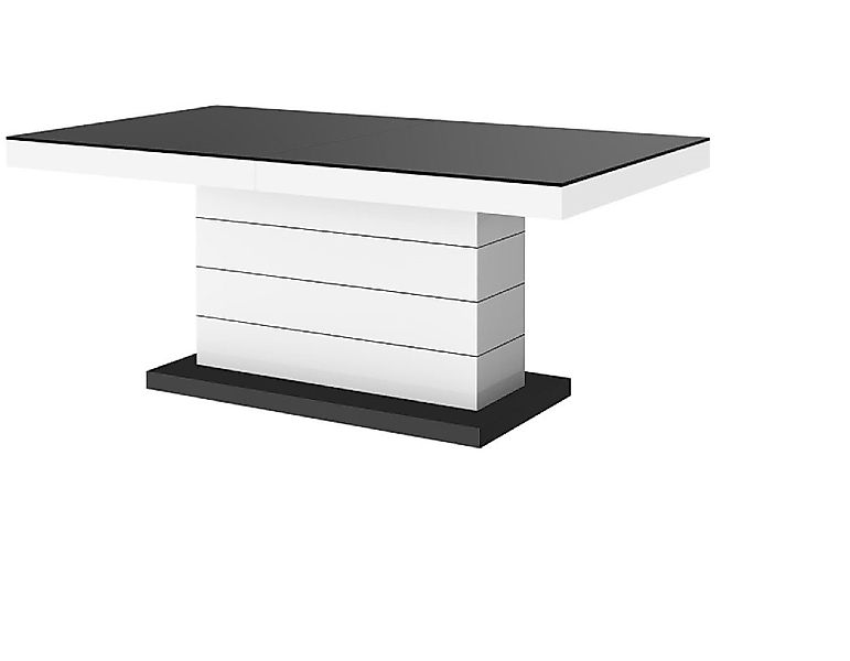 designimpex Couchtisch H-333 Schwarz MATT / günstig online kaufen