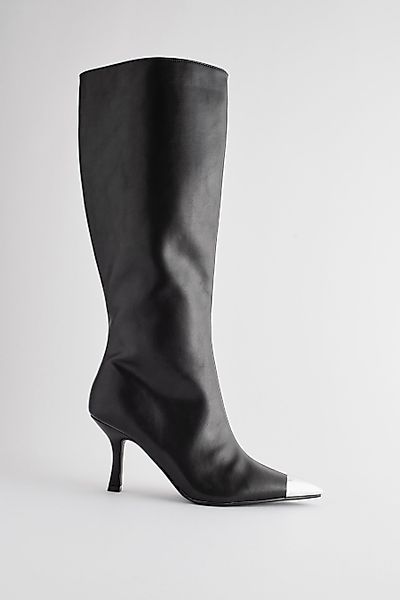Next Forever Comfort® Kniehohe Absatzstiefel Zehenkappe günstig online kaufen