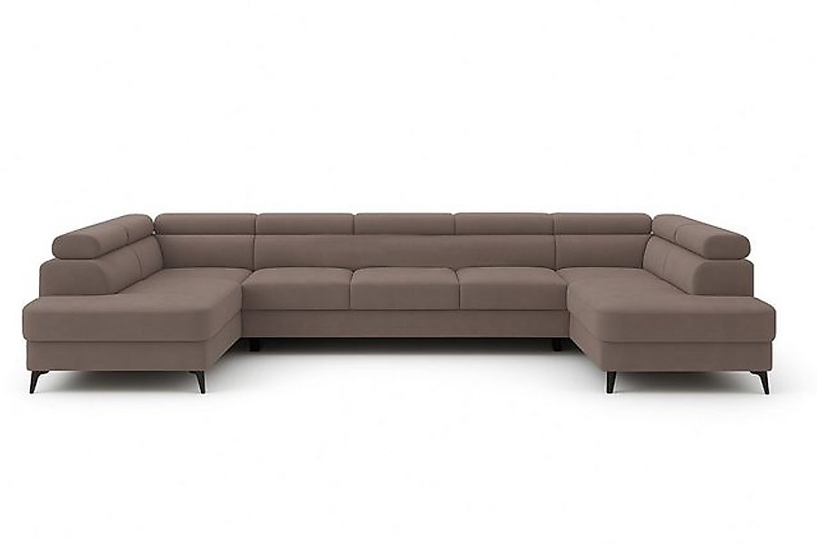 NEXT COLLECTION Ecksofa PRIAM MAXI U2, B:420/T:203/H:72CM, Verstellbare Kop günstig online kaufen