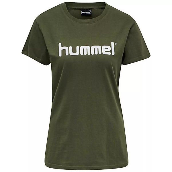 Hummel Go Cotton Logo Kurzärmeliges T-shirt S Grape Leaf günstig online kaufen