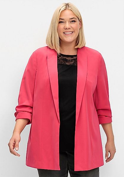 Sheego Blusenblazer Longblazer Langarm günstig online kaufen