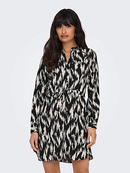 ONLY Druckkleid "ONLCORY L/S V-NECK TUNIC", Sommerkleid günstig online kaufen