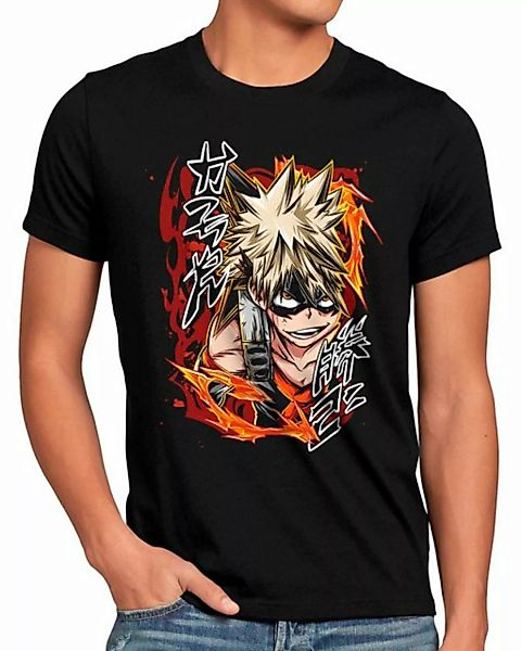 style3 Print-Shirt Herren T-Shirt One for All anime manga my hero academia günstig online kaufen