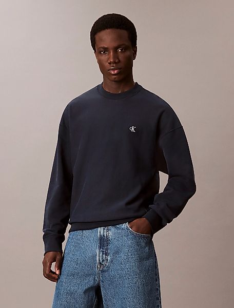 Calvin Klein Jeans Sweatshirt "PRMM TRRY MNGRM CN S", Mit Rundhalsausschnit günstig online kaufen